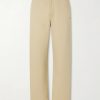 Logo-Embroidered Wide-Leg Cotton-Blend Drill Trousers
