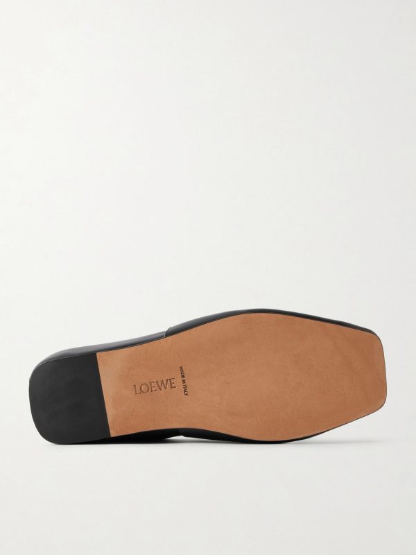 Origami Leather Slippers - E1