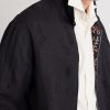 Embellished Linen Blouson Jacket - CU Embellished Linen Blouson Jacket - CU
