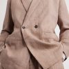 Rabari Embroidered Linen Blazer - CU