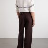 Rabari Embroidered Straight-Leg Linen Suit Trousers - BK Rabari Embroidered Straight-Leg Linen Suit Trousers - BK