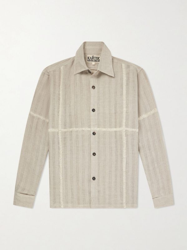 Rabari Embroidered Linen Shirt