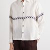 Embroidered Linen Shirt - FR Embroidered Linen Shirt - FR