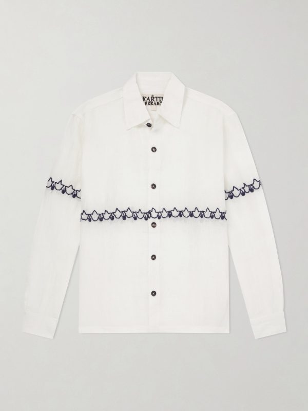 Embroidered Linen Shirt Embroidered Linen Shirt