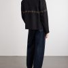 Embroidered Linen Shirt - BK Embroidered Linen Shirt - BK