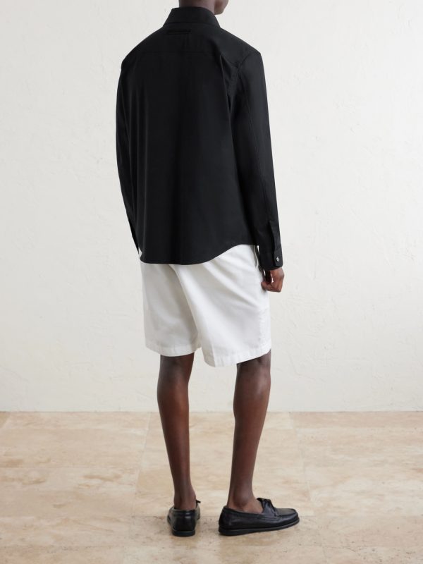 Cotton-Blend Overshirt - BK