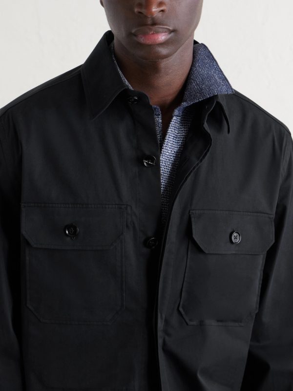 Cotton-Blend Overshirt - CU