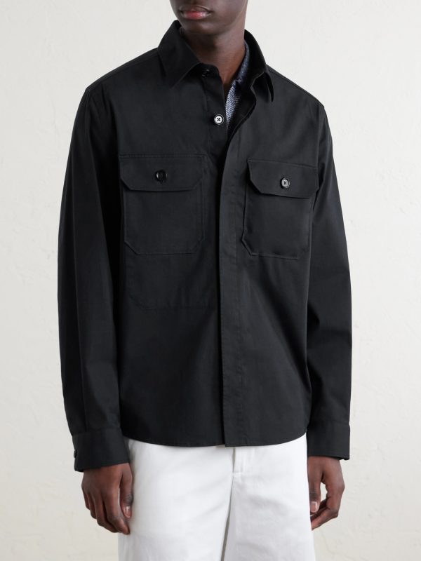 Cotton-Blend Overshirt - FR