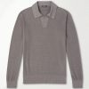 Silk and Cashmere-Blend Polo Shirt Silk and Cashmere-Blend Polo Shirt