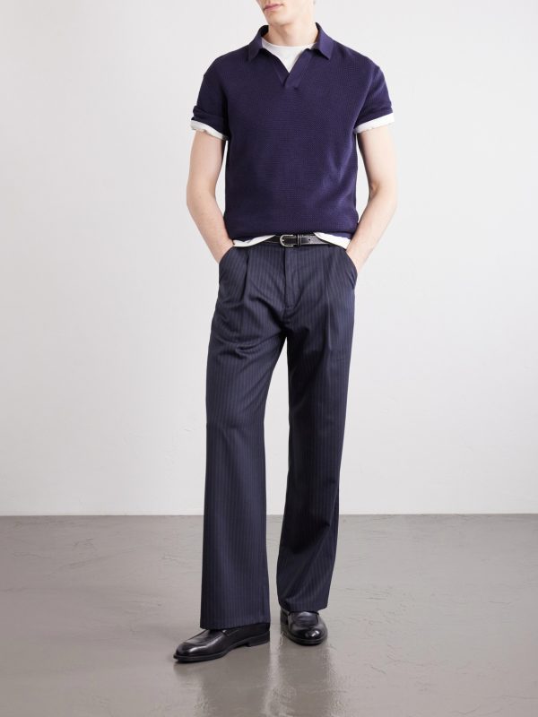 Slim-Fit Cotton-Piqué Polo Shirt - OU Slim-Fit Cotton-Piqué Polo Shirt - OU