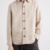 Cashmere, Linen and Silk-Blend Overshirt - FR Cashmere, Linen and Silk-Blend Overshirt - FR