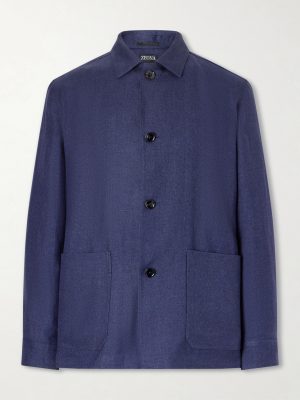 Wool and Linen-Blend Chore Jacket