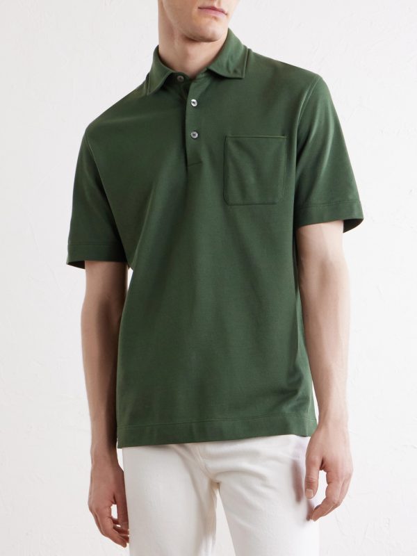 Cotton-Jersey Polo Shirt - FR Cotton-Jersey Polo Shirt - FR