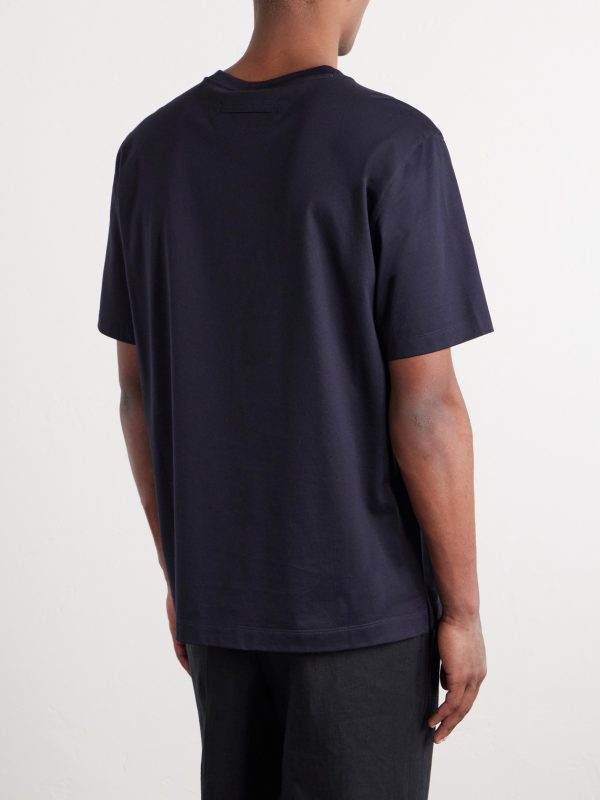 Cotton-Jersey T-Shirt - BK