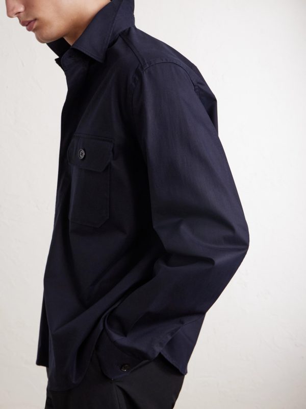 Cotton-Blend Overshirt - CU Cotton-Blend Overshirt - CU