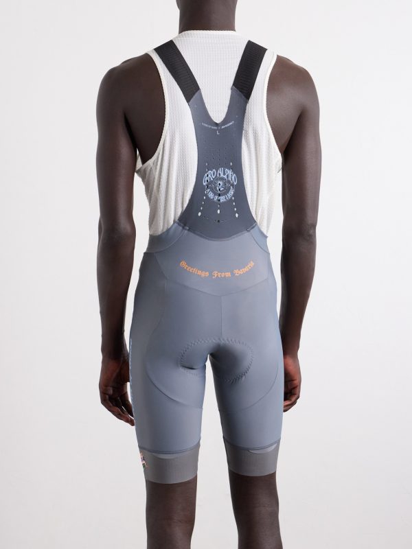 + Basso Giro Alpino Logo-Print Mesh Cycling Bib Shorts - BK + Basso Giro Alpino Logo-Print Mesh Cycling Bib Shorts - BK