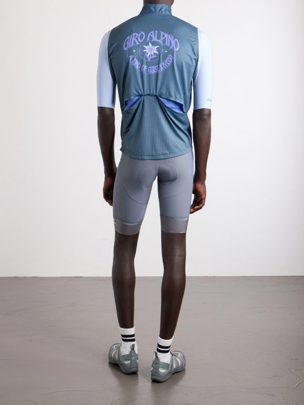 + Basso Giro Alpino Logo-Print Shell Cycling Gilet - BK + Basso Giro Alpino Logo-Print Shell Cycling Gilet - BK
