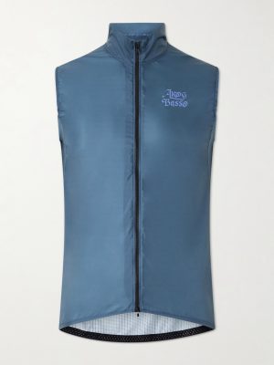 + Basso Giro Alpino Logo-Print Shell Cycling Gilet + Basso Giro Alpino Logo-Print Shell Cycling Gilet