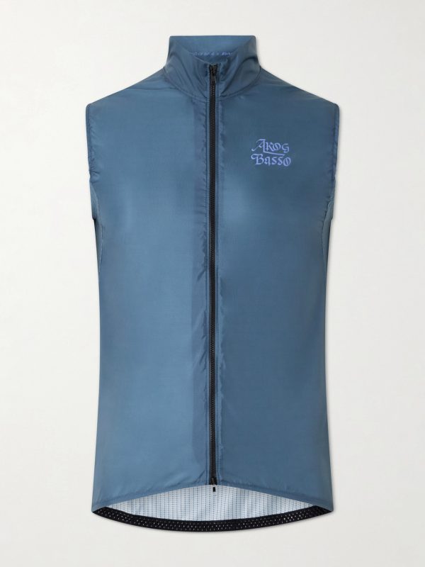 + Basso Giro Alpino Logo-Print Shell Cycling Gilet + Basso Giro Alpino Logo-Print Shell Cycling Gilet