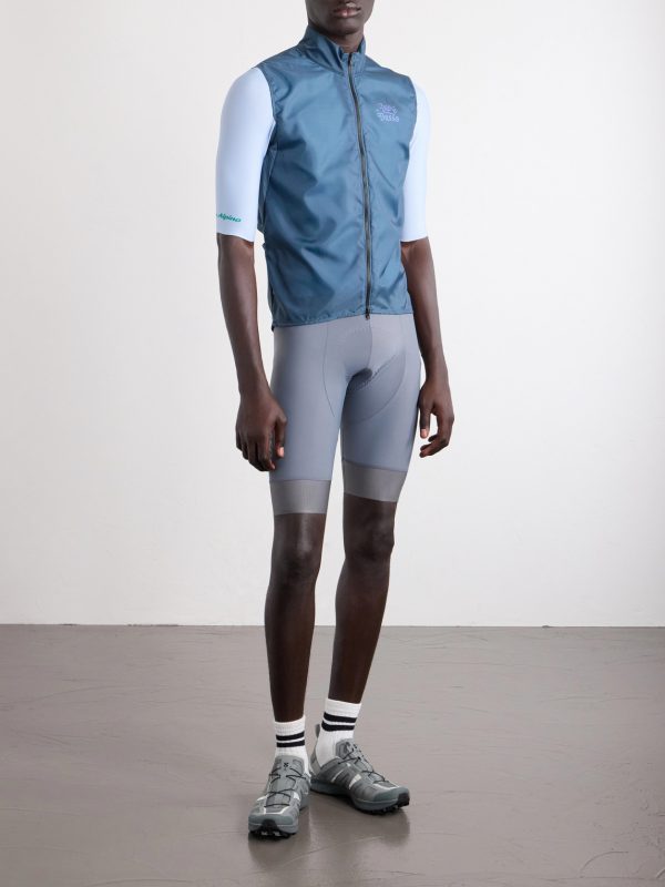+ Basso Giro Alpino Logo-Print Shell Cycling Gilet - OU + Basso Giro Alpino Logo-Print Shell Cycling Gilet - OU