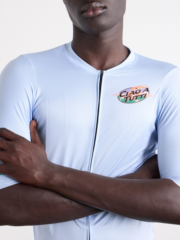+ Basso Giro Alpino Logo-Print Mesh Cycling Jersey - CU + Basso Giro Alpino Logo-Print Mesh Cycling Jersey - CU