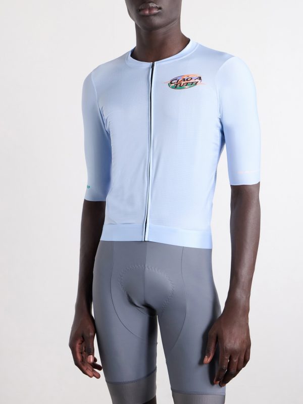 + Basso Giro Alpino Logo-Print Mesh Cycling Jersey - FR + Basso Giro Alpino Logo-Print Mesh Cycling Jersey - FR