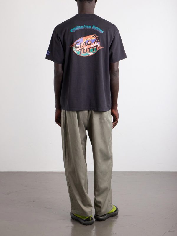 + Basso Logo-Printed Cotton-Jersey T-Shirt - BK + Basso Logo-Printed Cotton-Jersey T-Shirt - BK