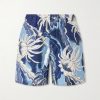 Printed Straight-Leg Swim Shorts Printed Straight-Leg Swim Shorts
