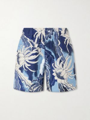 Printed Straight-Leg Swim Shorts Printed Straight-Leg Swim Shorts