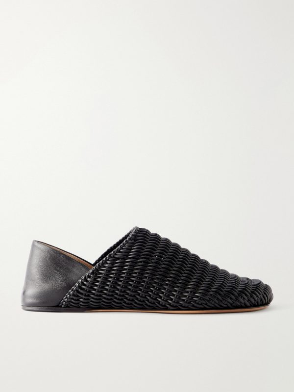 Slipper Woven-Leather Mules Slipper Woven-Leather Mules