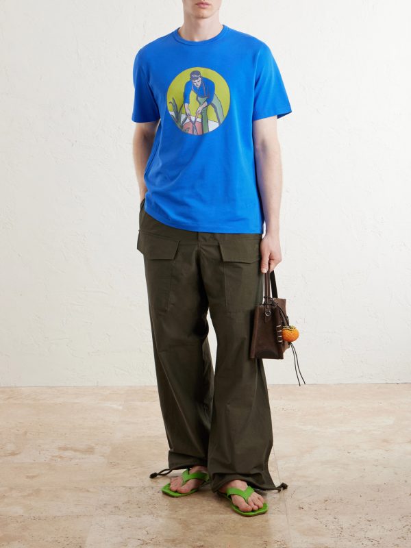 Gardener Logo-Embroidered Printed Cotton-Jersey T-Shirt - OU Gardener Logo-Embroidered Printed Cotton-Jersey T-Shirt - OU
