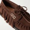 Ruffle Suede Boat Shoes - CU Ruffle Suede Boat Shoes - CU