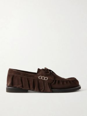 Ruffle Suede Boat Shoes Ruffle Suede Boat Shoes