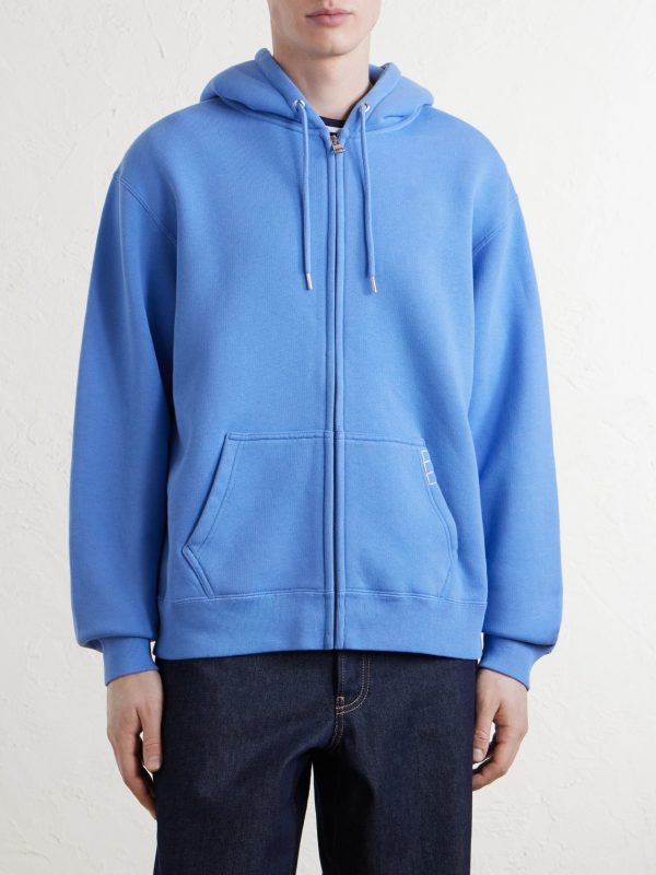 Cotton-Jersey Zip-Up Hoodie - FR