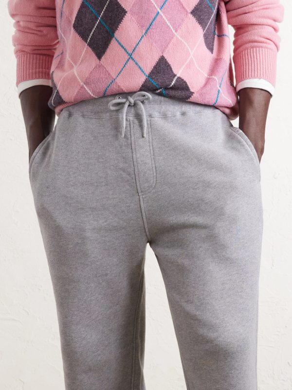 Tapered Cotton-Fleece Sweatpants - CU Tapered Cotton-Fleece Sweatpants - CU
