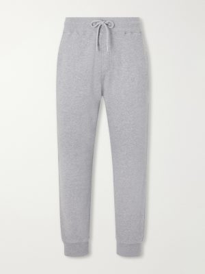 Tapered Cotton-Fleece Sweatpants