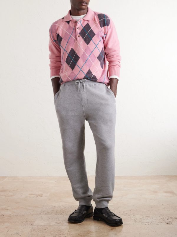 Tapered Cotton-Fleece Sweatpants - OU Tapered Cotton-Fleece Sweatpants - OU