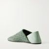 Slipper Woven-Leather Mules - BK