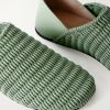 Slipper Woven-Leather Mules - CU