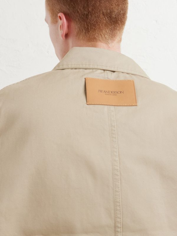 Logo-Embroidered Cotton-Twill Jacket - CU