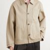 Logo-Embroidered Cotton-Twill Jacket - FR