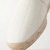 Leather-Trimmed Woven Raffia Espadrilles - CU Leather-Trimmed Woven Raffia Espadrilles - CU