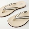 Striped Canvas Flip Flops - CU Striped Canvas Flip Flops - CU