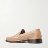 Woven Leather Loafers - BK Woven Leather Loafers - BK