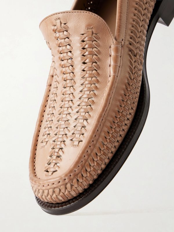 Woven Leather Loafers - CU Woven Leather Loafers - CU