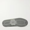 Suede-Trimmed Canvas Sneakers - E1 Suede-Trimmed Canvas Sneakers - E1