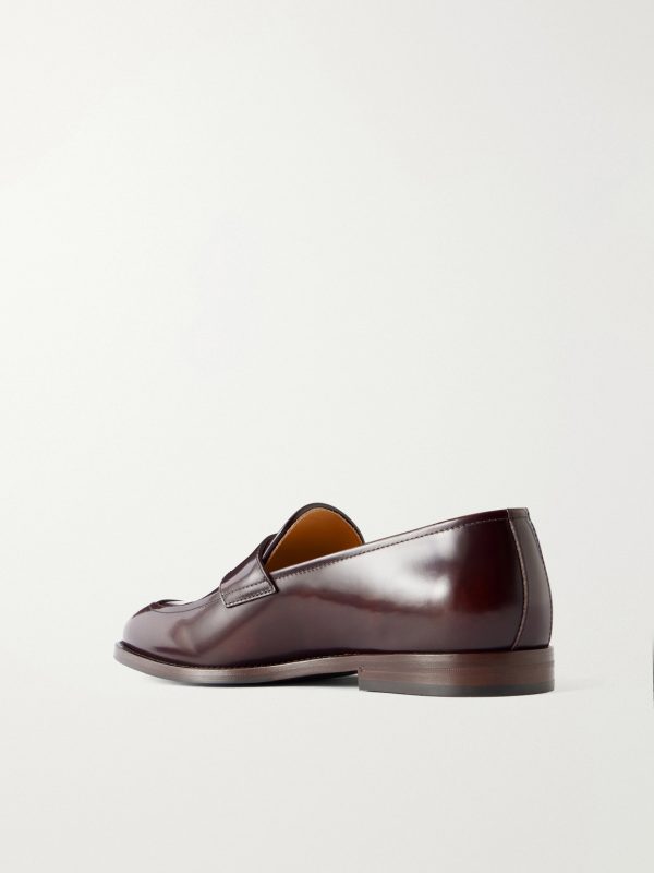 Leather Penny Loafers - BK Leather Penny Loafers - BK