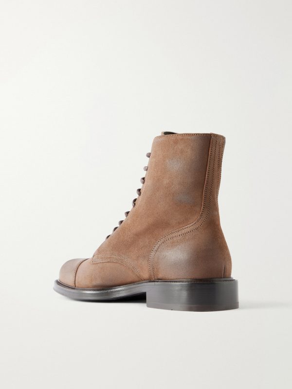 Suede Derby Boots - BK Suede Derby Boots - BK