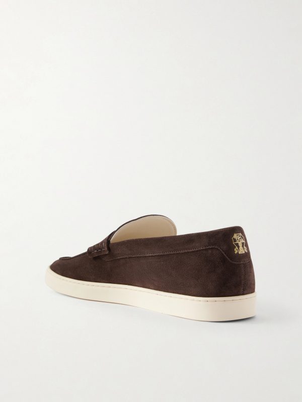 Suede Penny Loafers - BK Suede Penny Loafers - BK