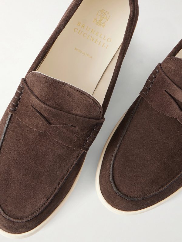 Suede Penny Loafers - CU Suede Penny Loafers - CU